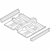 OEM Kia Rondo Panel Complete-Front Floor - 651001D200