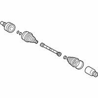 OEM 2002 Ford Escape Axle Assembly - YL8Z-3A427-FE