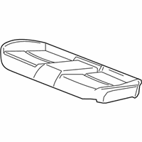 OEM Honda Insight Pad Complete, Rear Cushion - 82137-TXM-A11