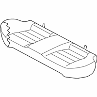 OEM 1999 Nissan Altima Cushion Assy-Rear Seat - 88300-9E570