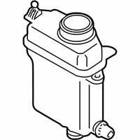 OEM 2010 BMW 760Li Expansion Tank - 17-13-7-578-665