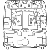 OEM 2018 BMW i3s Roof Function Centre - 61-31-6-820-169