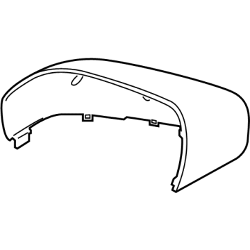 OEM 2022 Ford Police Interceptor Utility Mirror Cover - LB5Z-17D742-AB