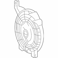 OEM 2016 Lexus GX460 Blower Assy, W/Shroud - 88590-60091