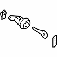 OEM Kia Sedona Door-Lock Cylinder, Right - 0K53A76910