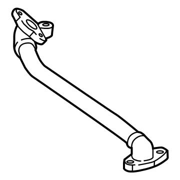 OEM Chevrolet Silverado 2500 HD Oil Outlet Tube - 12705525