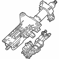 OEM BMW 650i Steering Wheel Column Adjustment, Electric. - 32-30-6-791-266