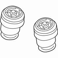 OEM 2012 BMW X6 Rear Pneumatic Spring - 37-12-6-790-083