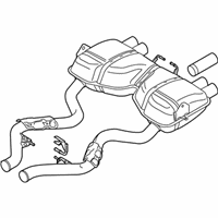 OEM BMW M3 Rear Muffler - 18-10-7-840-790