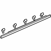 OEM 2000 Honda Accord Molding Assy., R. FR. Door - 72410-S84-A01