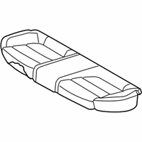 OEM 2020 Kia Rio Cushion Assembly-Rear Seat - 89100H9010SKA