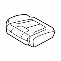 OEM 2022 Hyundai Palisade Pad Assembly-Rear Seat Cushion, RH - 89250-S8000