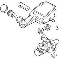 OEM 2019 Nissan Versa Note Cylinder Assy-Brake Master - D6010-3BA5B