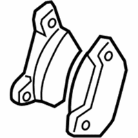 OEM Mercury Mountaineer Rear Pads - 8L2Z-2V200-B