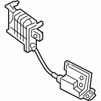 OEM 2017 Hyundai Santa Fe Sport Power Tail Gate Power Latch Assembly - 81230-2W600