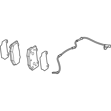 OEM 2022 Cadillac CT4 Brake Pads - 86780718