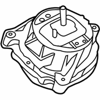 OEM BMW Engine Mount Left - 22-11-2-284-817