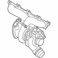 OEM 2022 BMW Z4 TURBOCHARGER WITH EXHAUST MA - 11-65-7-933-864