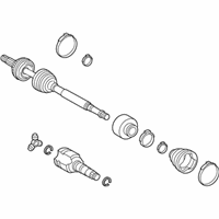 OEM 2017 Toyota Corolla Axle Assembly - 43420-02B62