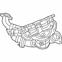 OEM Chrysler Sebring Exhaust Manifold And Catalytic Converter - 4892154AD