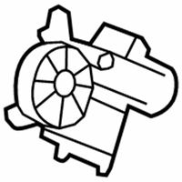 OEM 2012 Buick Verano Window Motor - 20951582