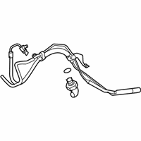 OEM 2014 Infiniti Q60 Power Steering Hose & Tube Set - 49710-1EA0A
