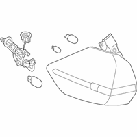 OEM 2019 Nissan Rogue Combination Lamp Assy-Rear, LH - 26555-6FL0A