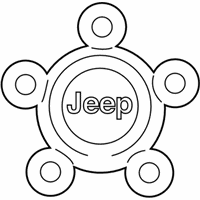 OEM Jeep Compass Wheel Center Cap - 6AE00MA8AA
