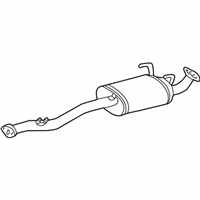 OEM Toyota 4Runner Muffler & Pipe - 17420-75080