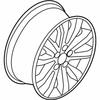 OEM Ford Edge Wheel, Alloy - BT4Z-1007-C