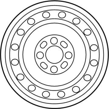 OEM 2021 Nissan Versa Wheel Assy-Disc - 40300-5EF0E