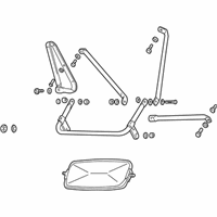 OEM 2000 GMC Sierra 2500 Mirror Kit, Outside Rear View (RH) *Black - 19120888