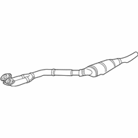 OEM 1997 BMW 740i Catalytic Converter - 18-30-7-505-322