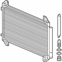 OEM 2018 Acura MDX Condenser Assembly - 80100-TZ5-A03