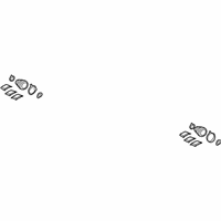 OEM 2005 Lexus ES330 CV Joint Boot - 0443748040
