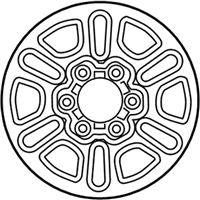 OEM 2007 Toyota 4Runner Wheel, Spare - 42611-35231