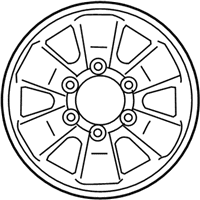 OEM 2008 Toyota 4Runner Wheel, Alloy - 42611-35251