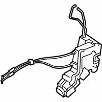 OEM 2009 Kia Rio5 Front Door Latch & Actuator Assembly, Left - 813121G000