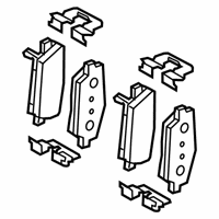 OEM Kia Stinger Pad Kit-Rear Disc Brake - 58302J5A00