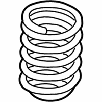 OEM 2008 BMW 128i Front Coil Spring - 31-33-6-767-367