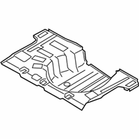 OEM 2013 Kia Rio Panel Assembly-Rear Floor - 655131W010