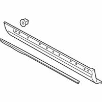 OEM 2020 Lincoln Nautilus Lower Molding - FA1Z-5820878-CA