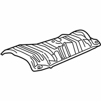 OEM 2018 Acura TLX Plate, Floor Heat Baffle (A) - 74601-TZ7-A00