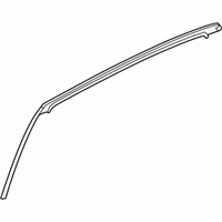 OEM Kia Optima WEATHERSTRIP Assembly-Rear Door Upper - 831602T000