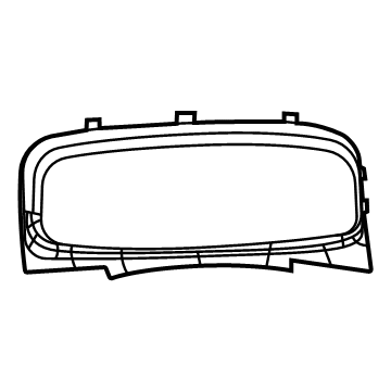 OEM 2022 Jeep Wagoneer BEZEL-INSTRUMENT CLUSTER - 6UD79TX7AA