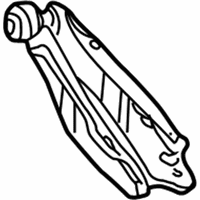 OEM 2010 Lexus SC430 Rear Suspension Control Arm Assembly, No.2, Right - 48730-30080