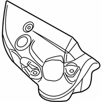 OEM Ford Police Interceptor Sedan Upper Shield - DA8Z-9A462-B