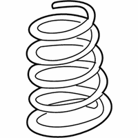 OEM 2007 Toyota Solara Coil Spring - 48131-AA262