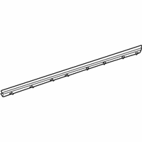 OEM Lexus CT200h WEATHERSTRIP, Front Door - 68171-76010