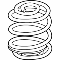 OEM 2009 Chevrolet Equinox Coil Spring - 15251298